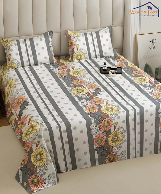 Single Fitted Bedsheet , SINGLE BED , ELASTIC FITTED , COTTON 