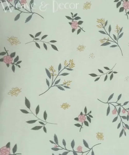 Lily Bloom Flat Bedsheet With Pillow Covers