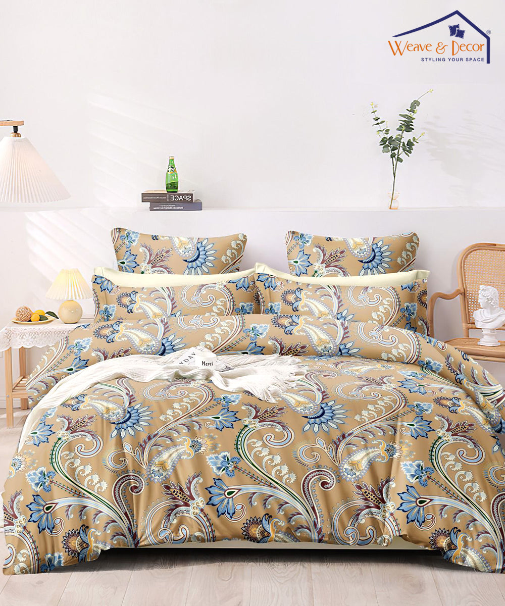 Paisley blossom 350GSM Single Bed Comforter