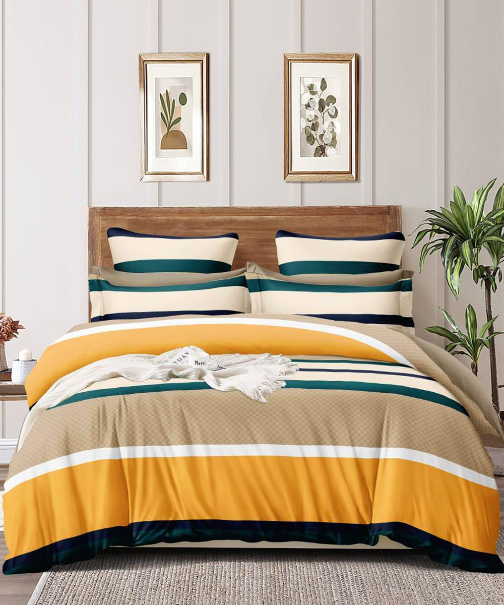 Multi Color 350GSM Double Bed Comforter