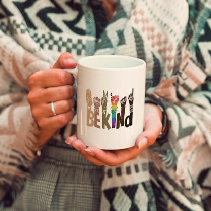 Be Kind Printed Coffee Mug