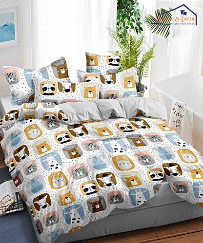 Cute Kids Comforter Set with Bedsheet