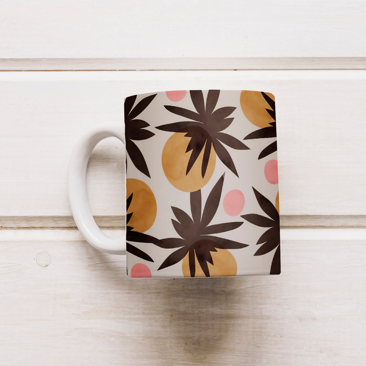 Stylish Printed Ceramic Coffee Mug