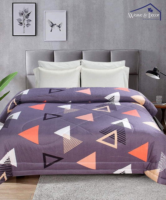 Multi Color Triangles 350GSM All Weather Comforter