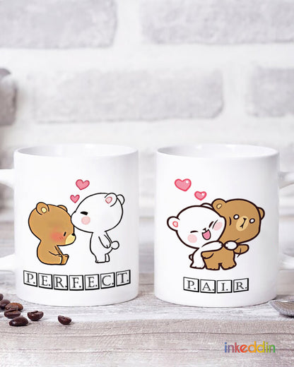 Perfect Pair Coffee Mug Set of 2 for Lovers