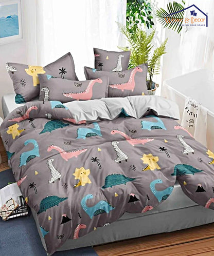 Cute Dinosaur 350GSM All Weather Comforter