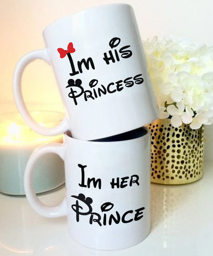 His Princess - Her Prince Mug Set of 2