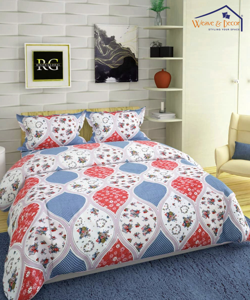 Multicolor Floral 350GSM All Weather Comforter