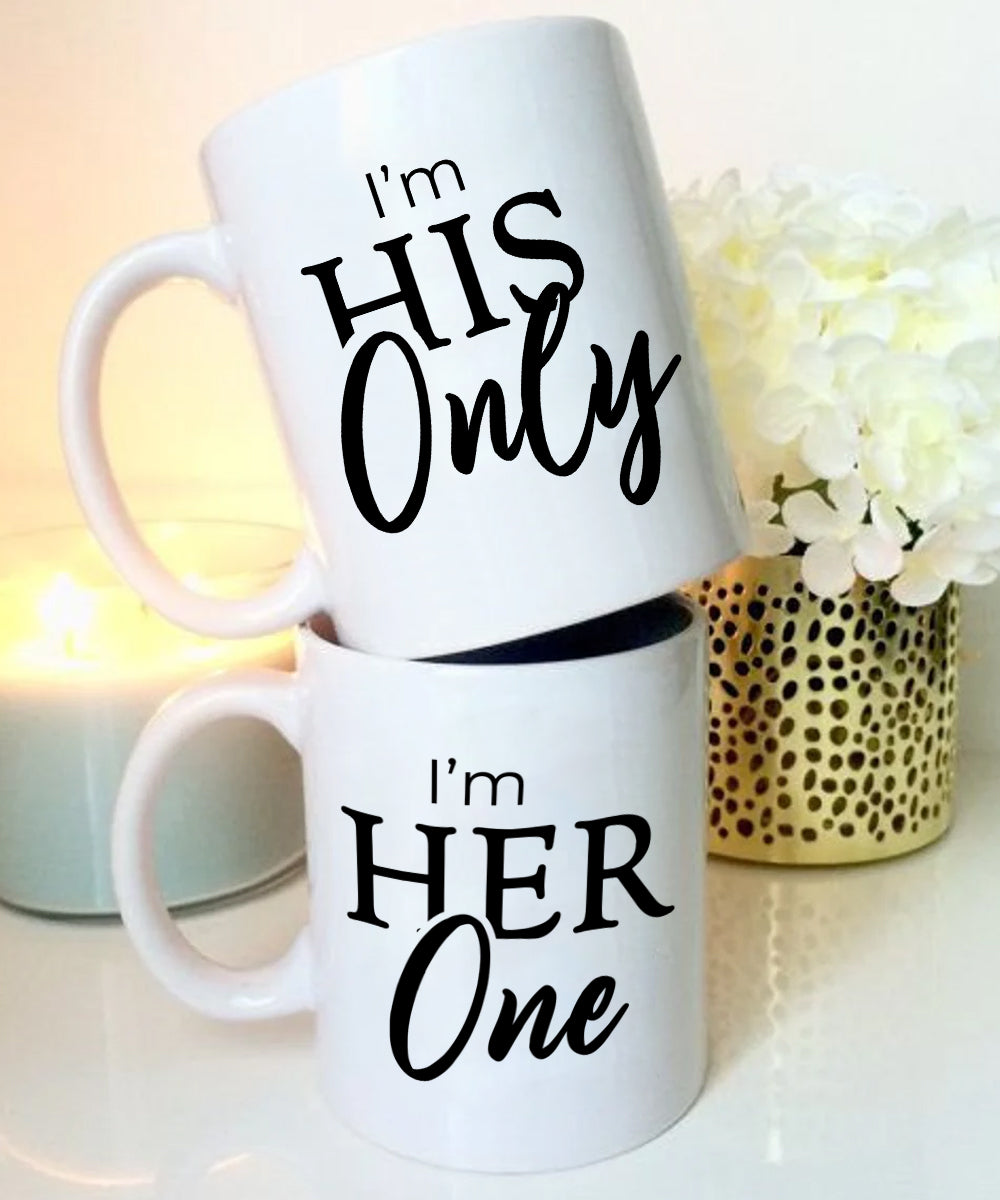 I'm His Only/Her Only Mug Set of 2