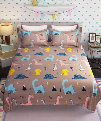 Cute Dinosaur Quilt / Blanket / Razai / Duvet Cover