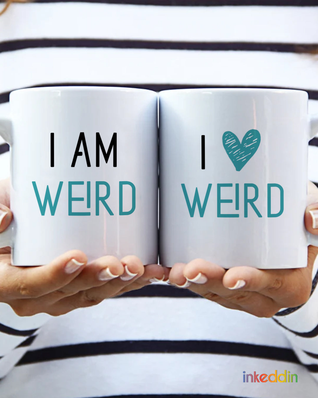 Weird Couple Mugs Set of 2