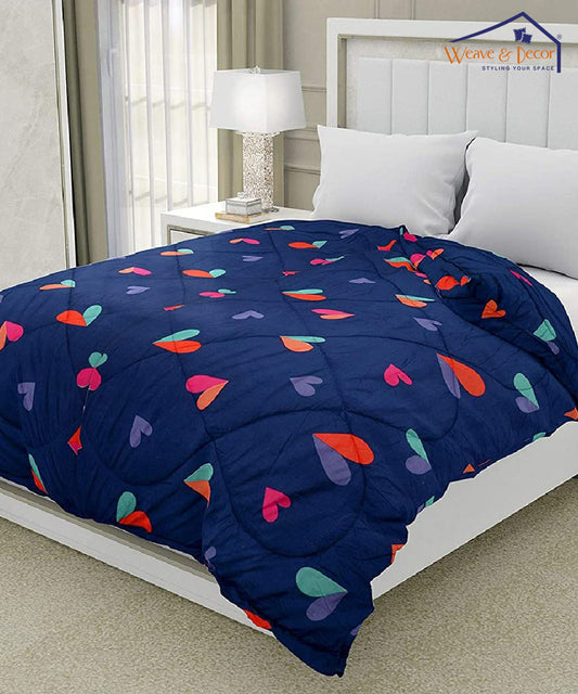 Blue Hearts 350GSM All Weather Comforter