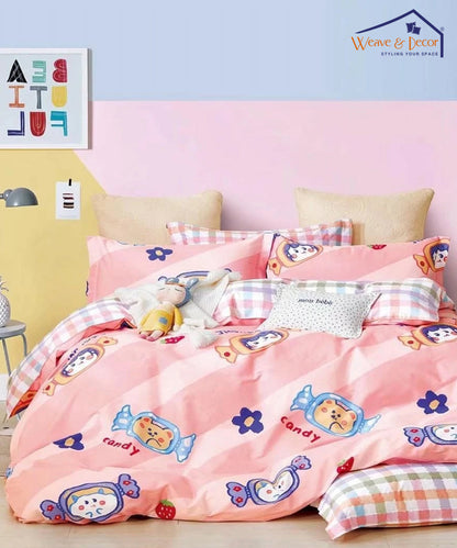 Cute Kids 350GSM Double Bed Comforter