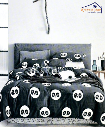 Grey Pandas 350GSM All Weather Comforter