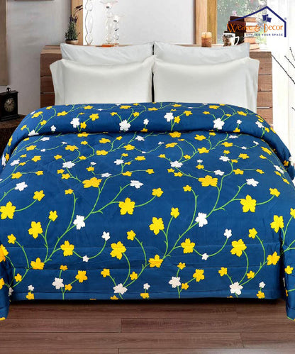 Blue Floral 350GSM All Weather Comforter