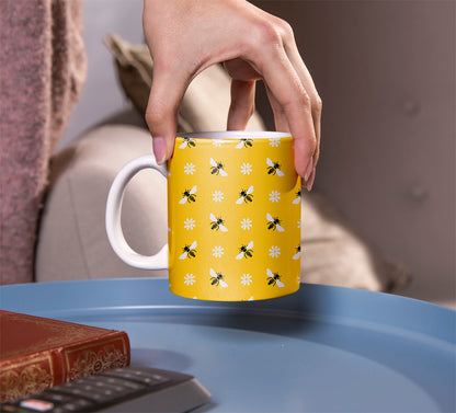 Yellow Bees Coffee Mug