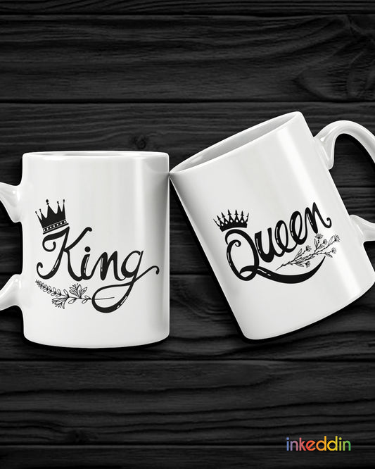 King-Queen Mug Set of 2