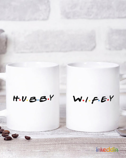 Hubby & Wifey Mug Set of 2