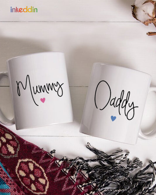 Mummy & Daddy Coffee Mug Set of 2