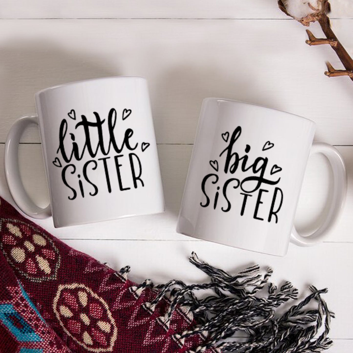 Little & Big Sister Mug Set of 2