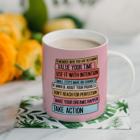 Powerful Quote Printed Ceramic Coffee Mug