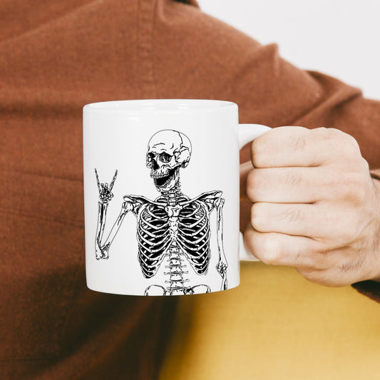 Cool Skeleton Coffee Ceramic Mug