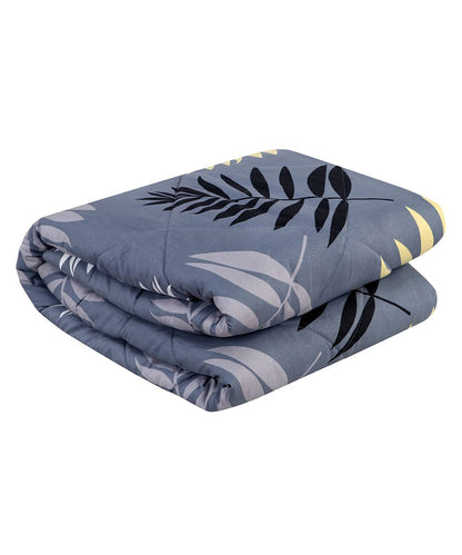 Grey Floral 350GSM All Weather Comforter