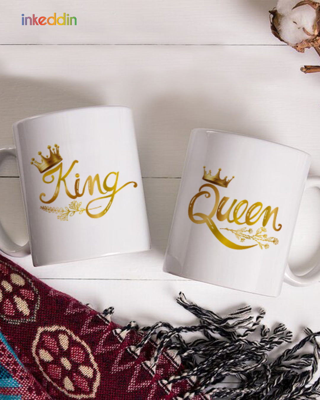 King - Queen Mug Set of 2