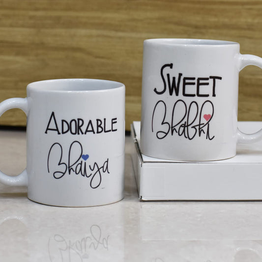 Bhaiya Bhabhi Mug Set of 2