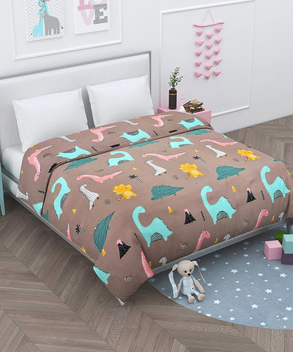 Cute Dinosaur Comforter Set with Bedsheet