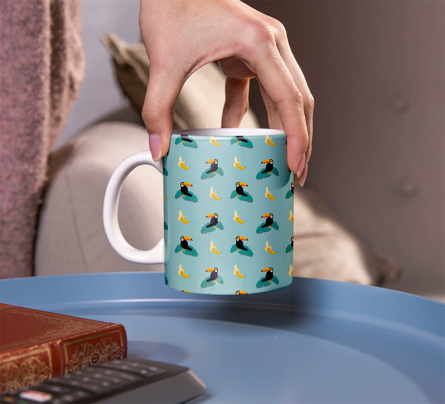 Bananas Printed Coffee Mug