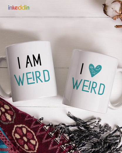 Weird Couple Mugs Set of 2