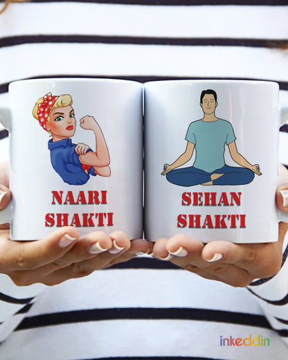 Quirky Coffee Mug Set of 2 for Couples