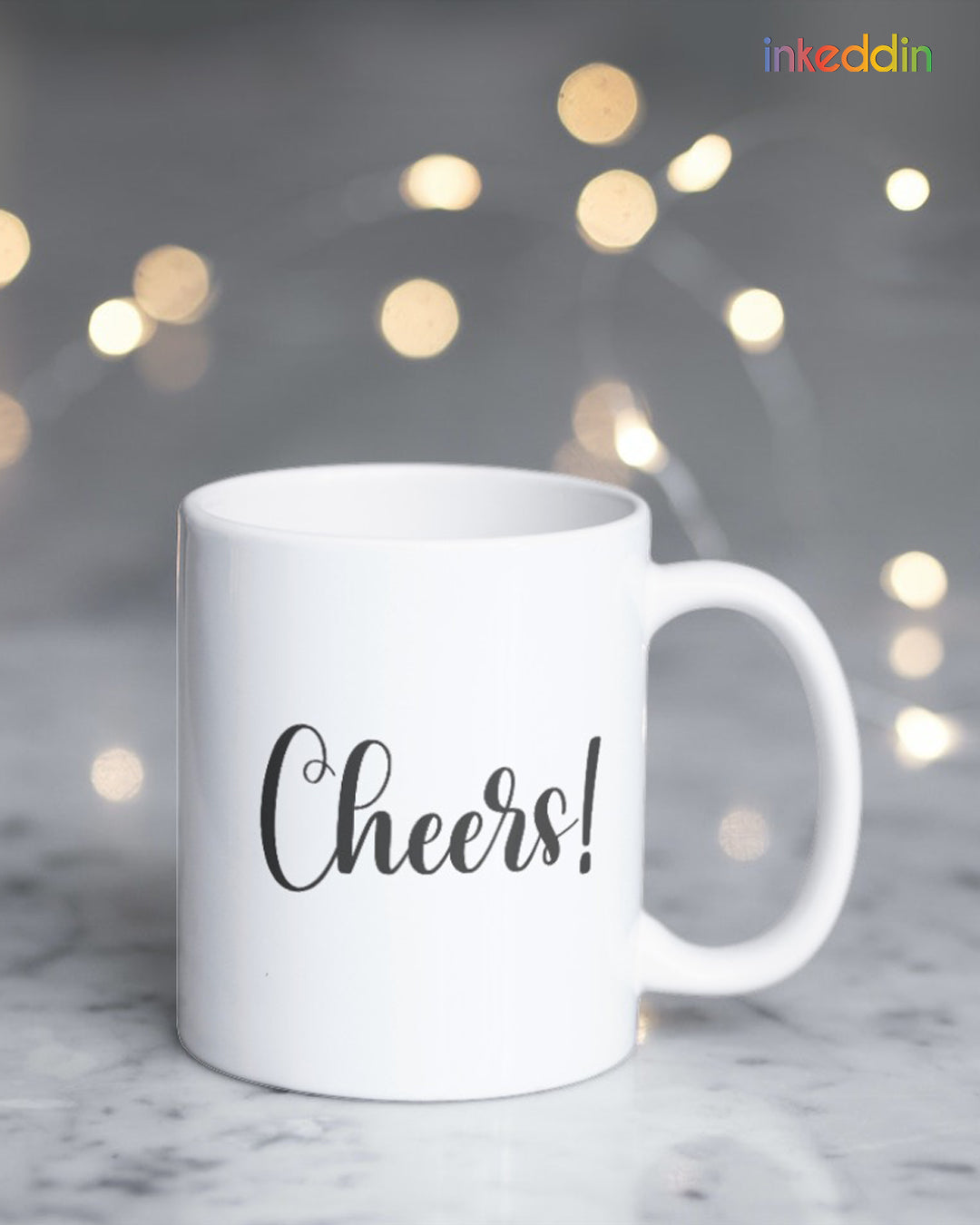 Girlfriends Cheers Printed Ceramic Coffee Mug