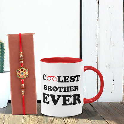 Coolest Brother Rakhi Mug Set