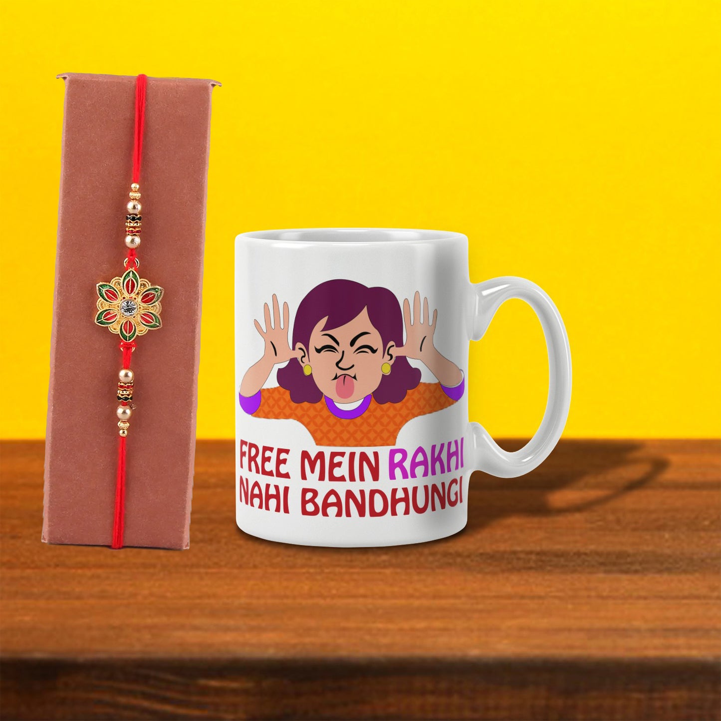 Cool Rakhi Mug Set