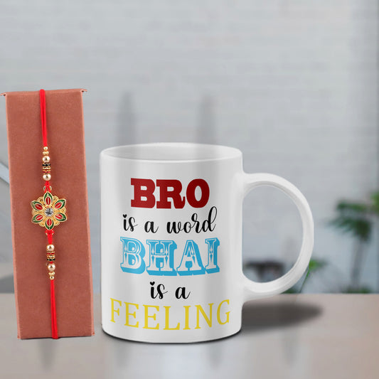 Bro Rakhi Mug Set