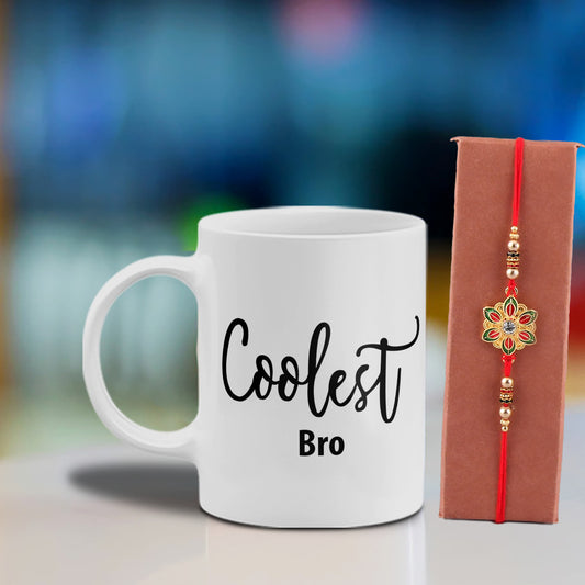 Coolest Bro Rakhi Mug Set