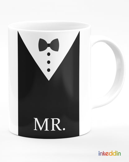 Beautiful Mr & Mrs Coffee Mug Set of 2 for Couples