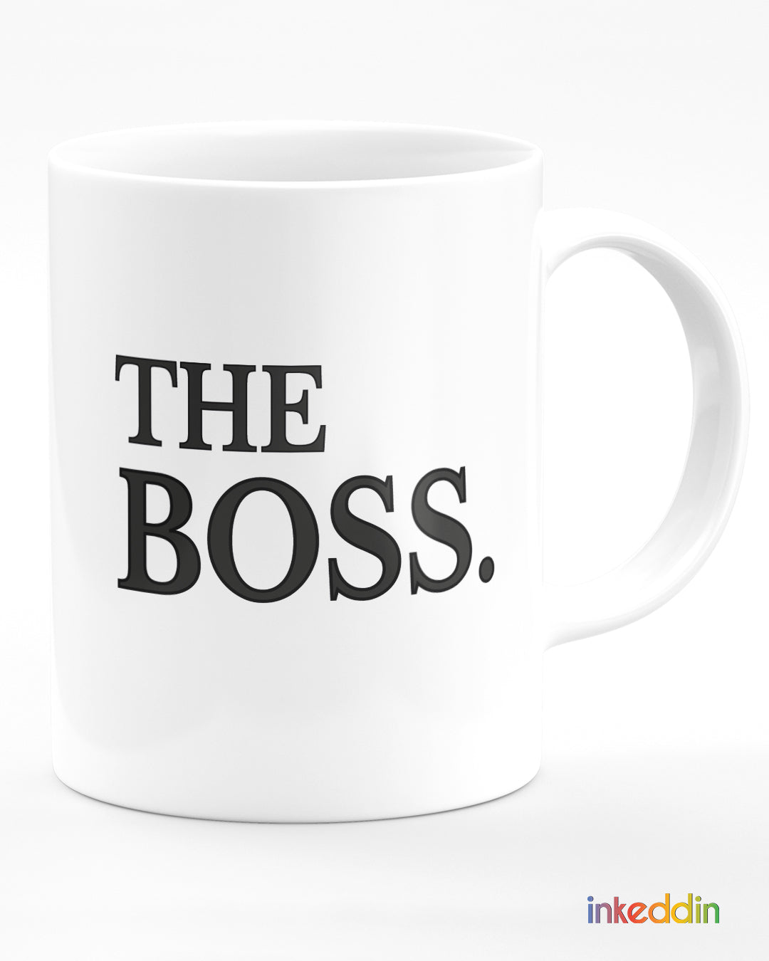 The Boss~ The Real Boss Coffee Mug Set of 2 for Couples