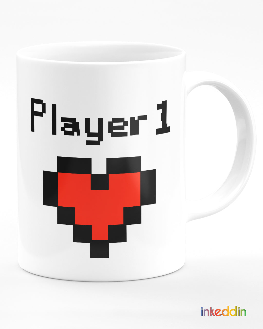 Player 1 - Player 2 Mugs Set of 2