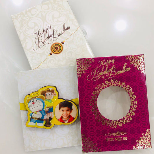 Doraemon Nobita Customised Rakhi Set of 2