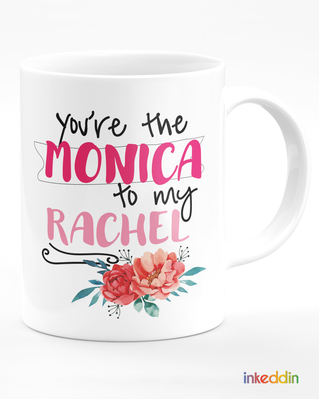 FRIENDS Monica & Rachel Coffee Mugs Set of 2