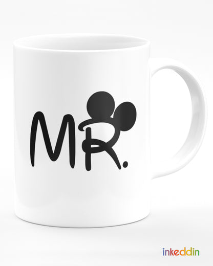 Mr & Mrs Coffee Mug Set of 2 for Husband-Wife