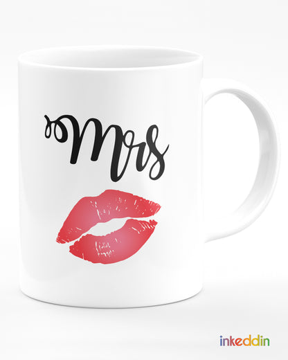 Mr & Mrs Coffee Mug Set of 2 for Couples