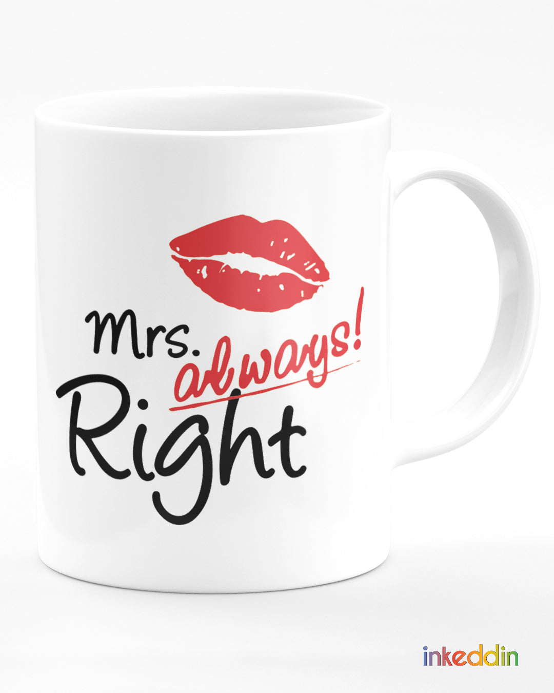 Mr Right-Mrs Always Right Mug Set of 2