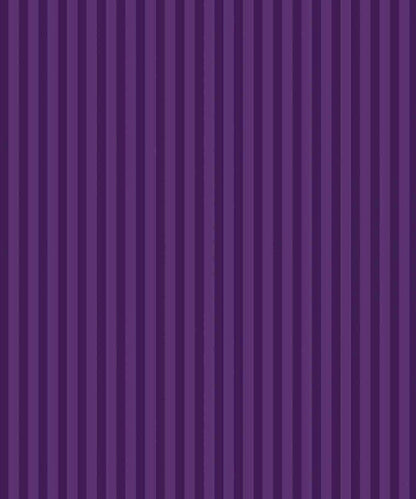 Violet Satin Stripe Single Bedsheet With 1 Pillow Cover