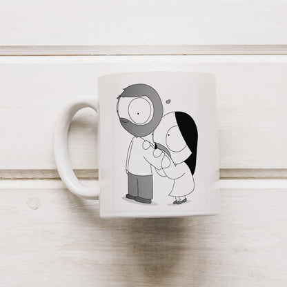 Couple Printed Ceramic Coffee Mug