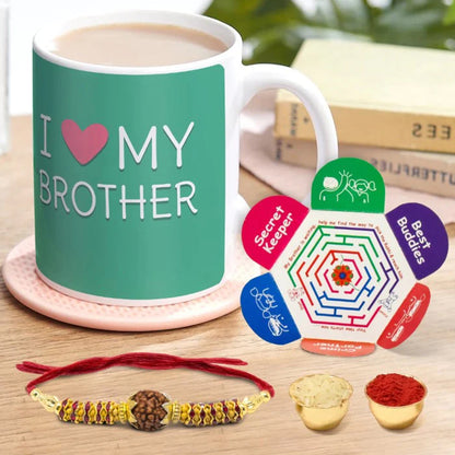 Brother Love Rakhi Mug Set