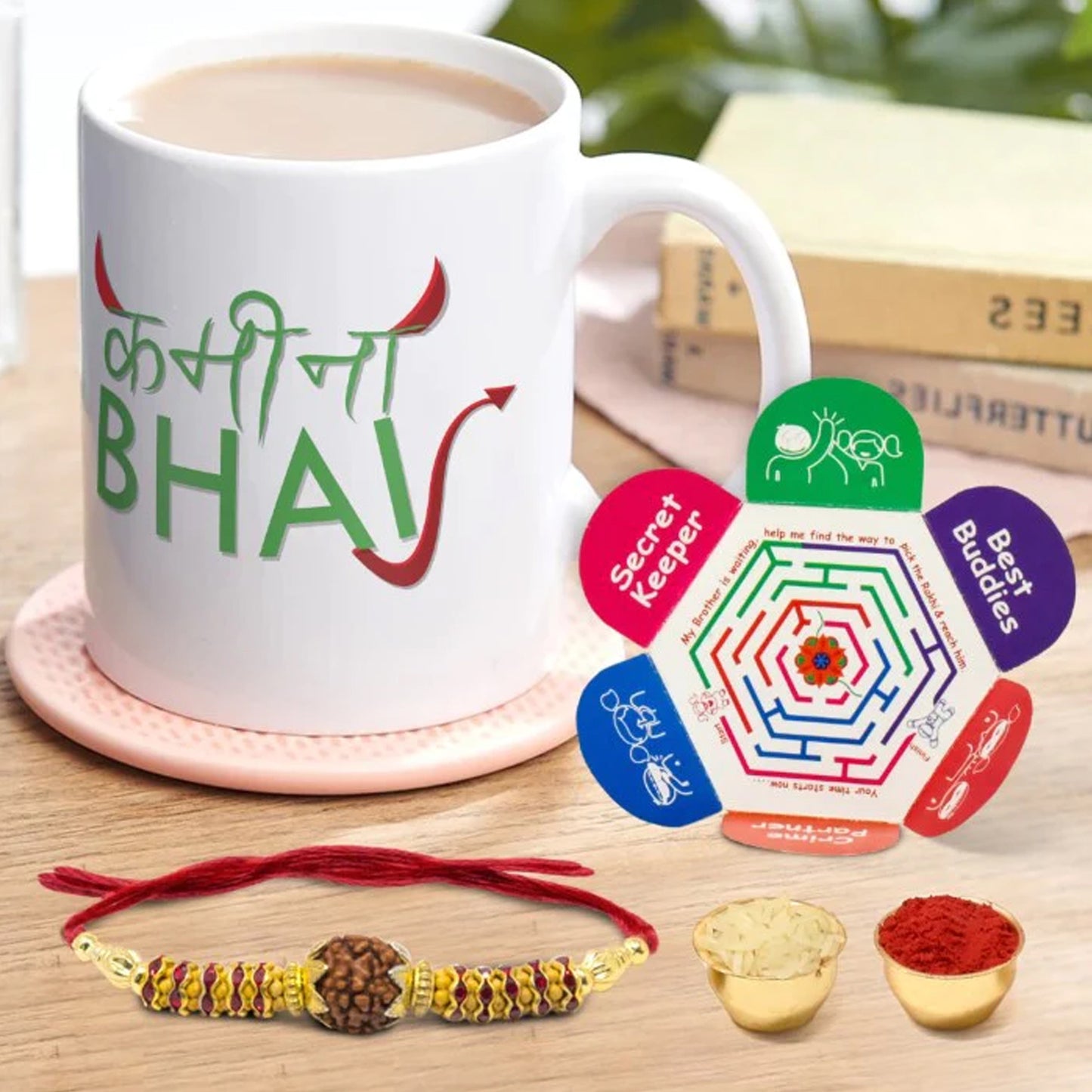 Best Bhai Rakhi Mug Set